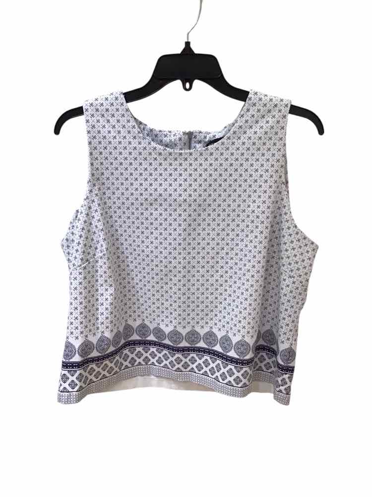 Cynthia Rowley White and navy Size XL Shirt