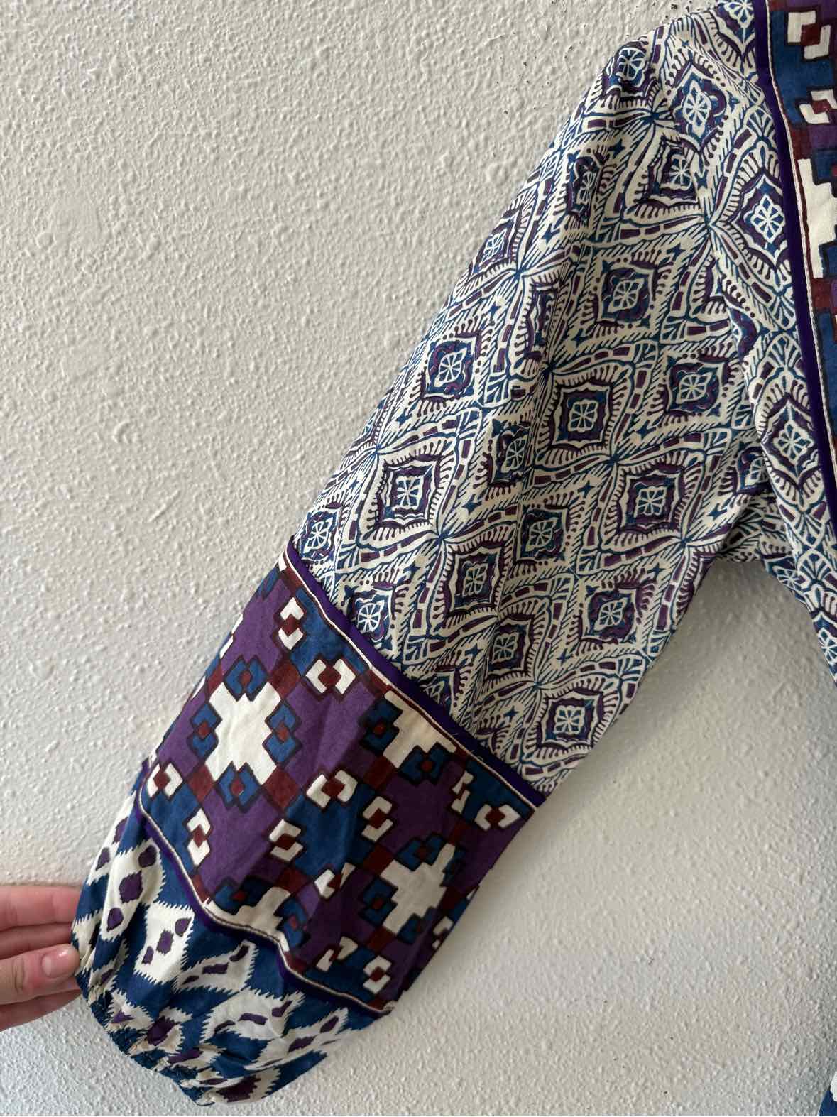 Sue Sartor purple and blue Size S Dress