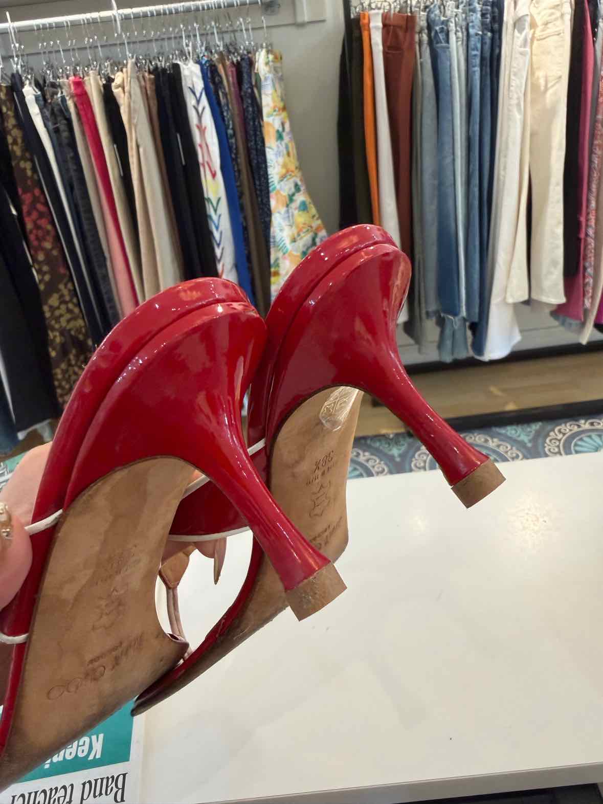 Jimmy Choo Red Size 38.5 Shoes