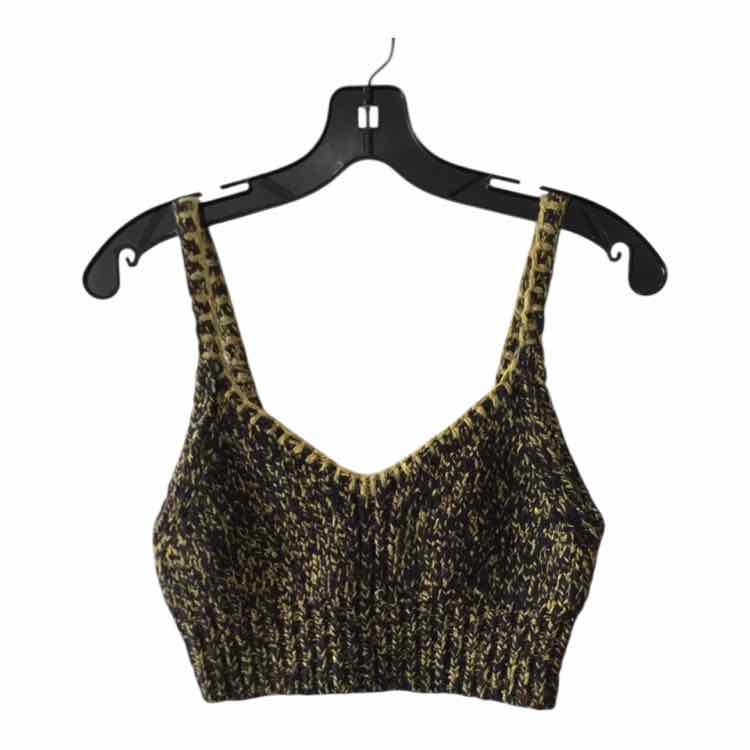 ULLA JOHNSON Black and yellow Size S Shirt