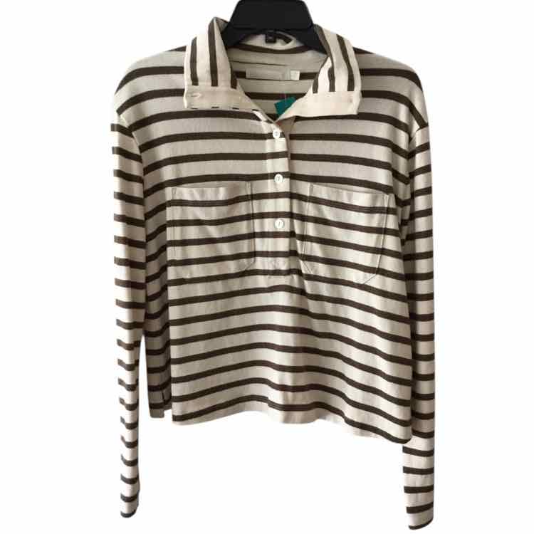 Wyeth Cream and Brown Size XS Shirt