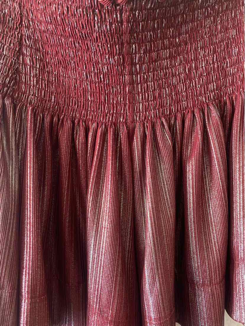 Queen of Sparkles Burgundy Size M Shorts