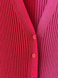STAUD Pink and Red Size M Dress