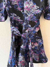 Ted Baker Blue Multi Size 0 Dress