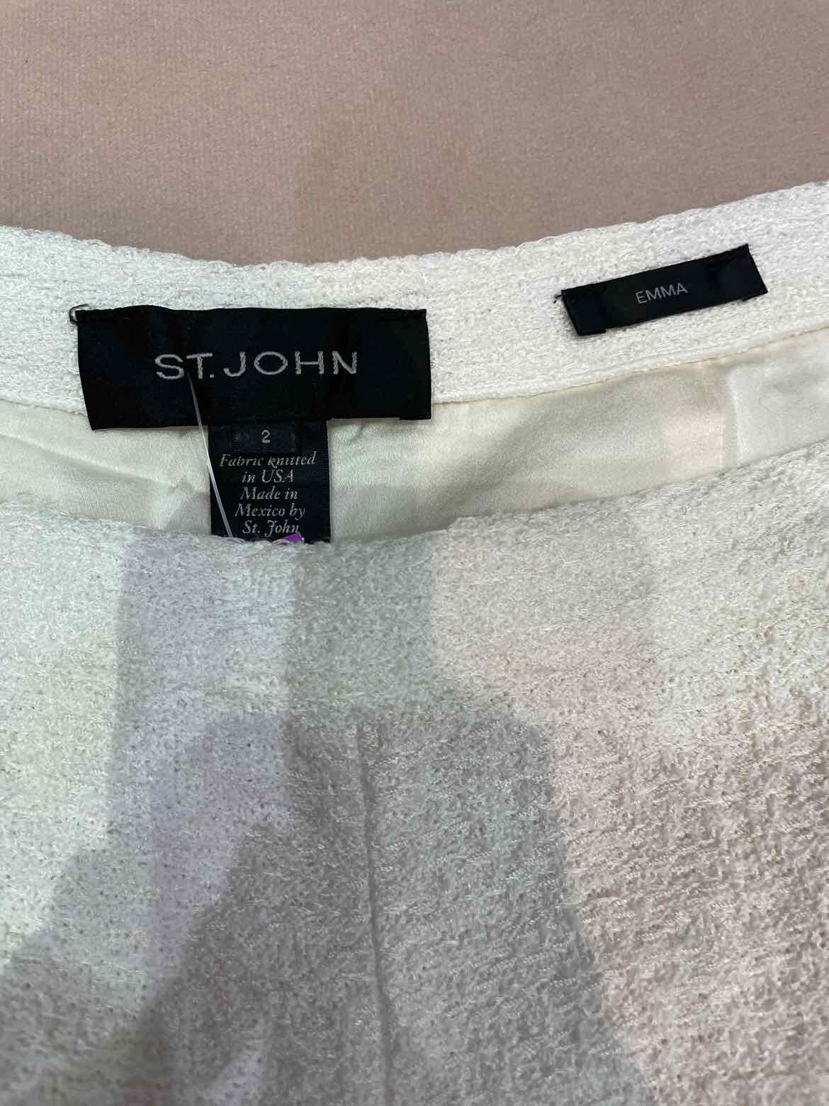 st john Off White Size 2 Shorts