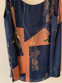 Babaton navy multi Size S Camisole