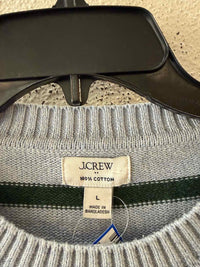 J Crew Factory Blue and Green Size L Sweater