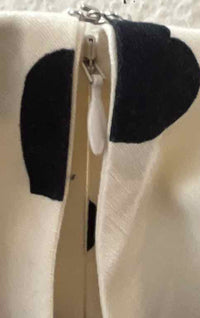 Tara Jarmon Off White and Black Size 34 Dress