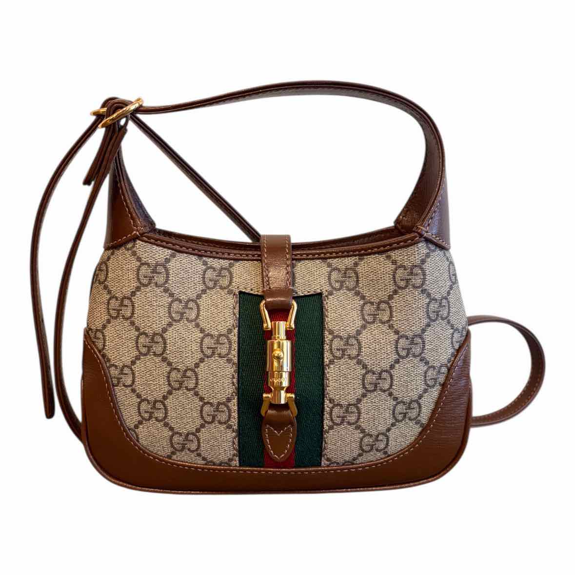 Gucci Brown and Tan Handbag