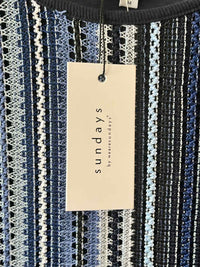 Sundays Blue Multi Size M Dress