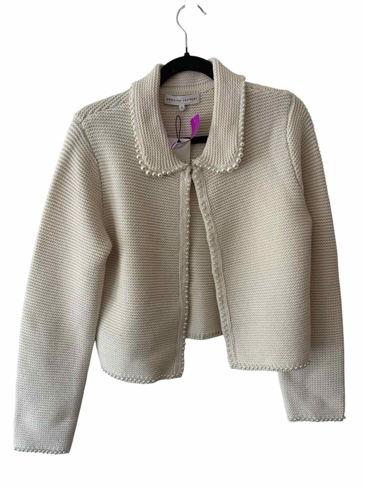 English Factory Cream Size M Sweater