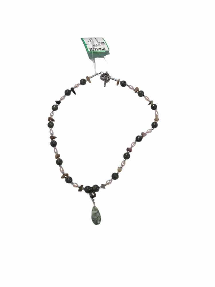 Green and Beige Jewelry