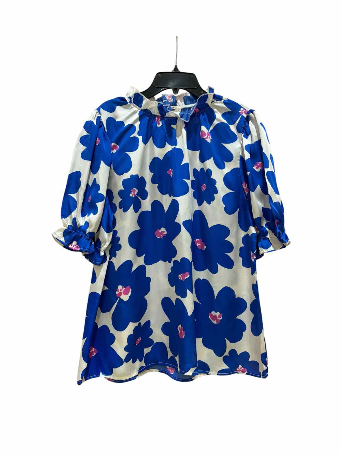 Entro White and Blue Shirt