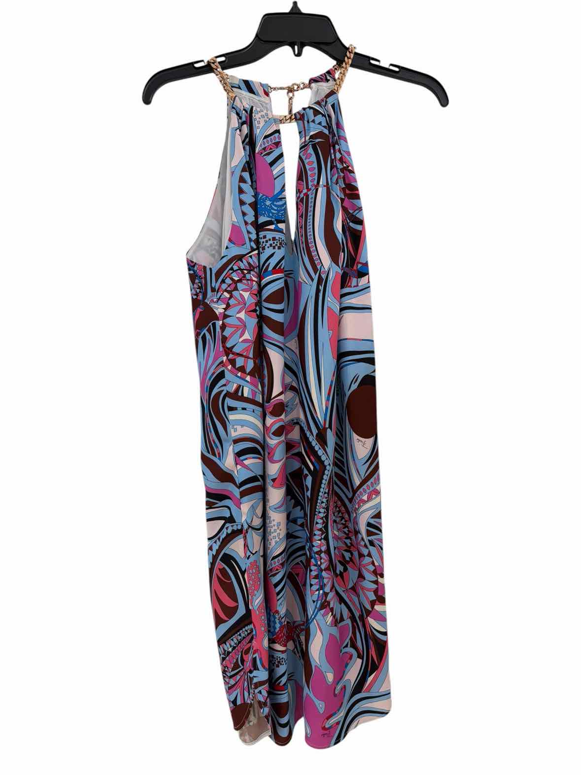 pucci pink halter dress Iride-Print Silk Halter Dress