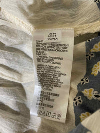 Free People White Multi Size M Dress
