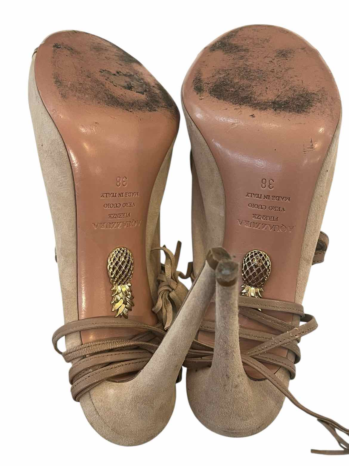 Aquazzura Tan Size 38 Shoes