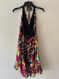 French Connection Black Multi Size 8 Dress
