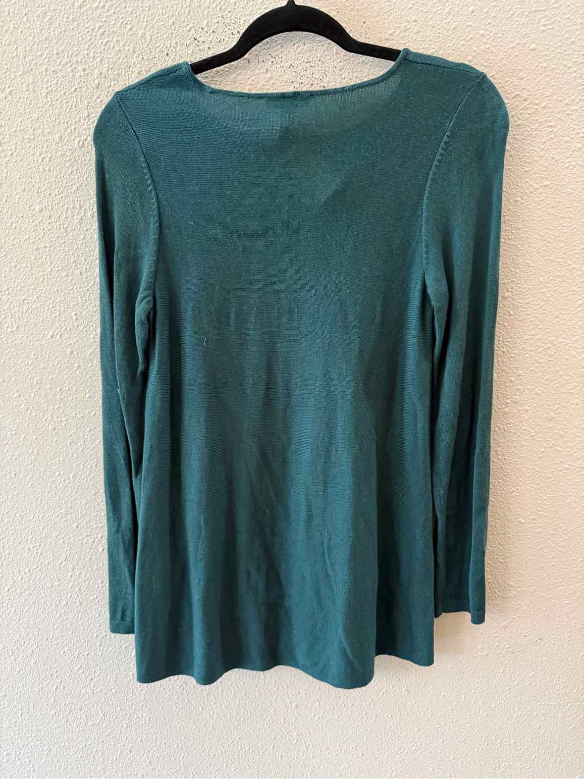 Eileen Fisher Forest Green Size S Shirt