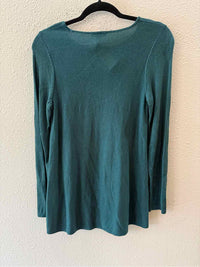 Eileen Fisher Forest Green Size S Shirt