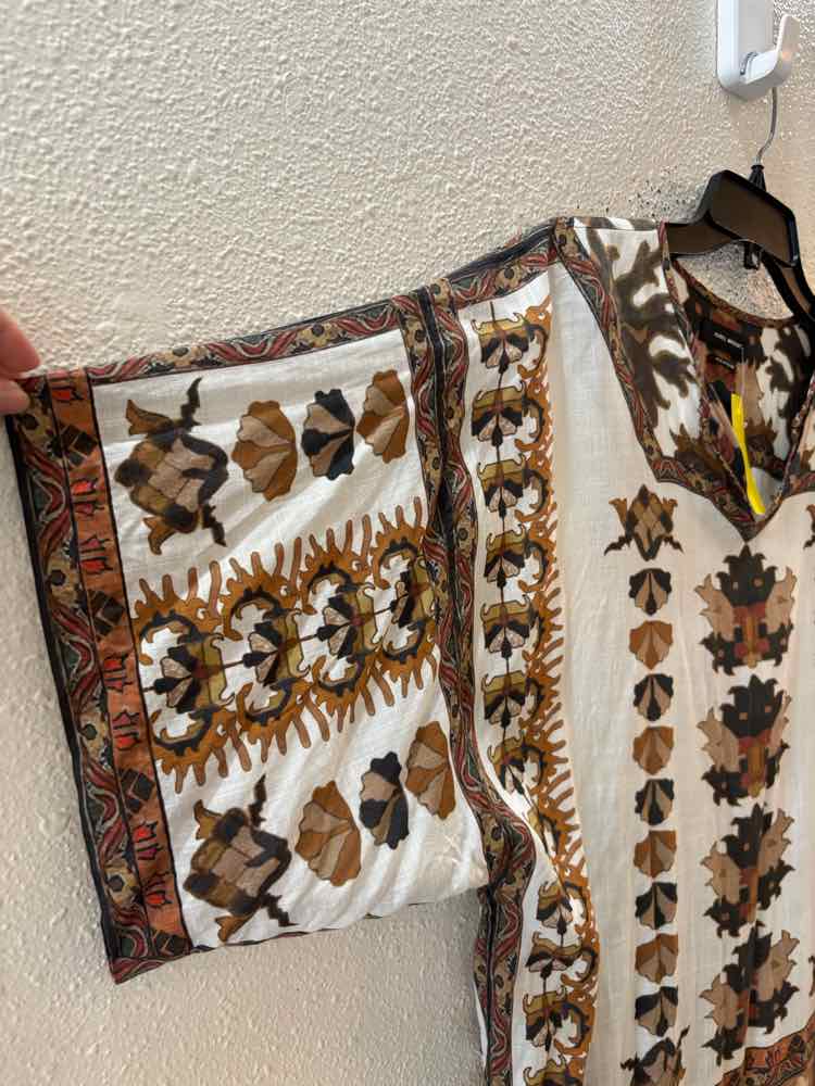 Isabel Marant White and Brown Size 2 Dress