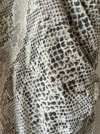 Norma Kamali Cream and Grey Size M Dress