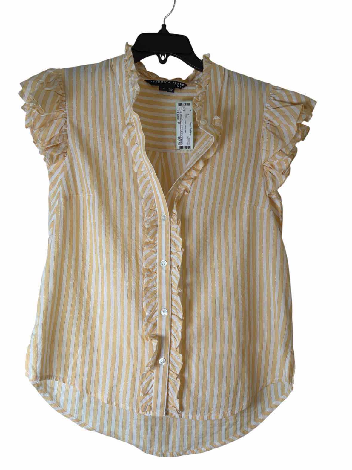 Veronica Beard Jeans Yellow Size M Shirt