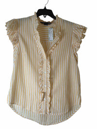 Veronica Beard Jeans Yellow Size M Shirt