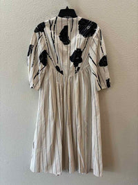 AKIRANAKA Off White and Black Size 2 Dress