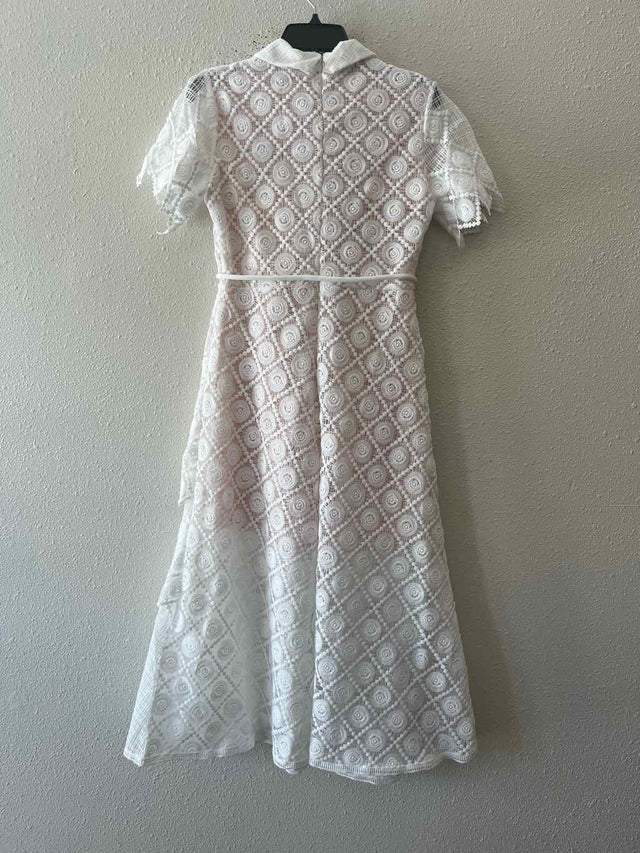 Miss Rosier white and nude Size L Dress