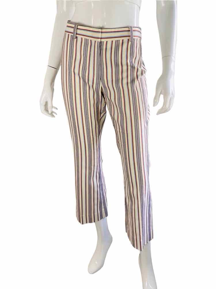 Derek Lam 10 Crosby White Blue & Red Size 2 Pants