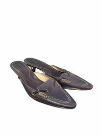 TODS Navy Blue Size 10 Mules
