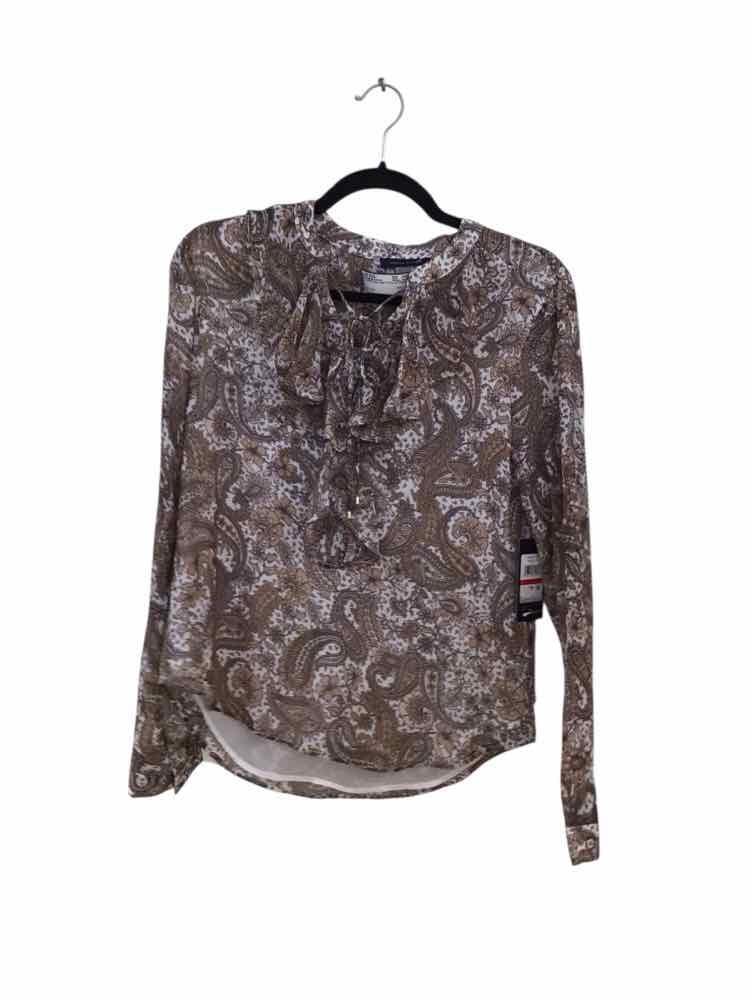 Tommy Hilfiger Brown Size XS Shirt