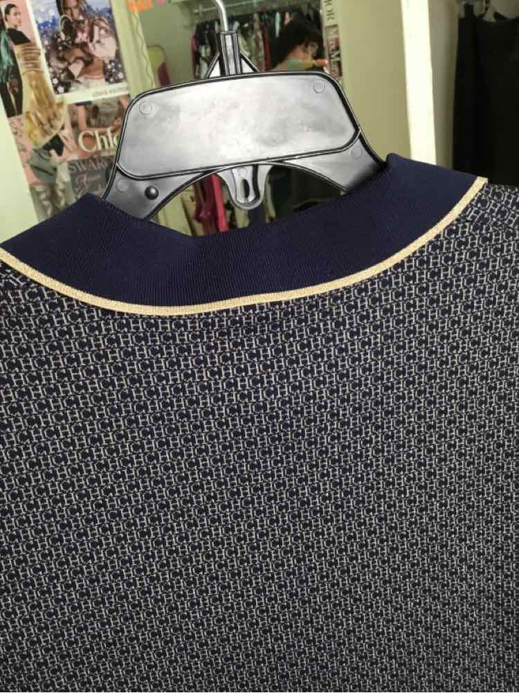Carolina Herrera Navy Blue Size XS Shirt