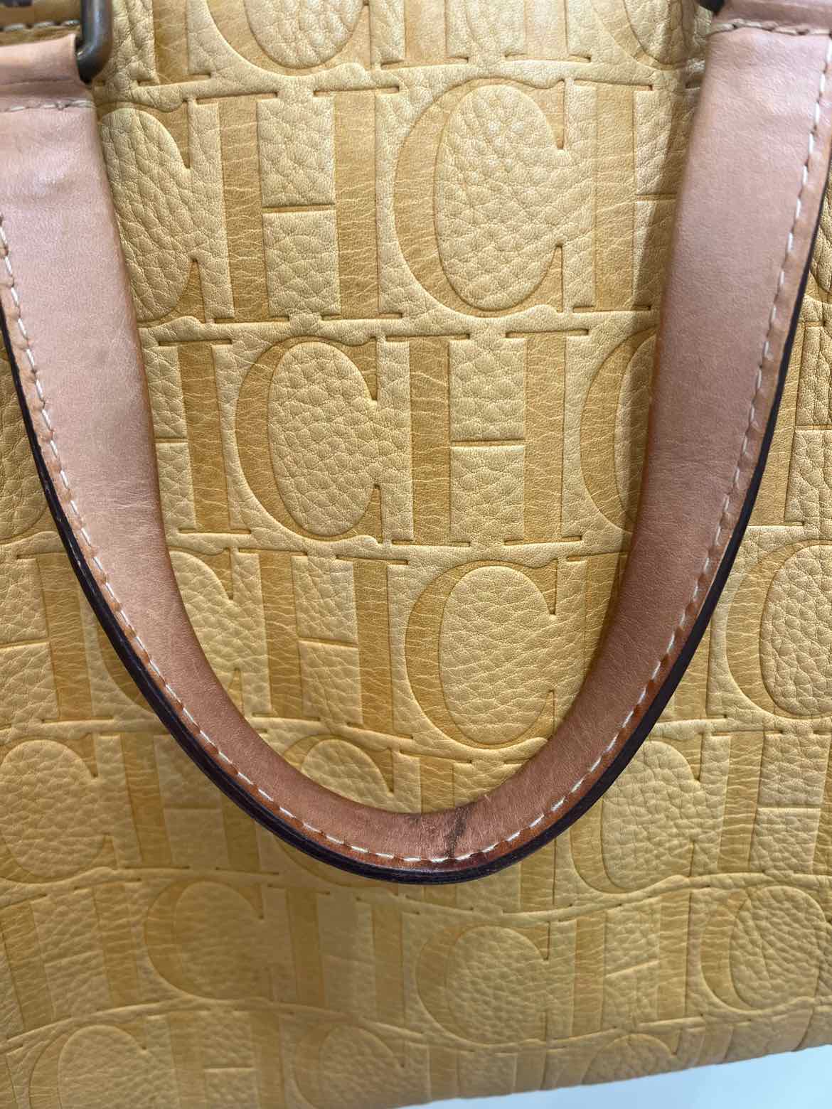 Carolina Herrera Andy 7 Yellow Handbag