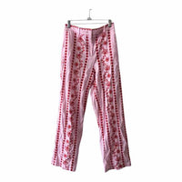Zara Pink and Red Size S Pants