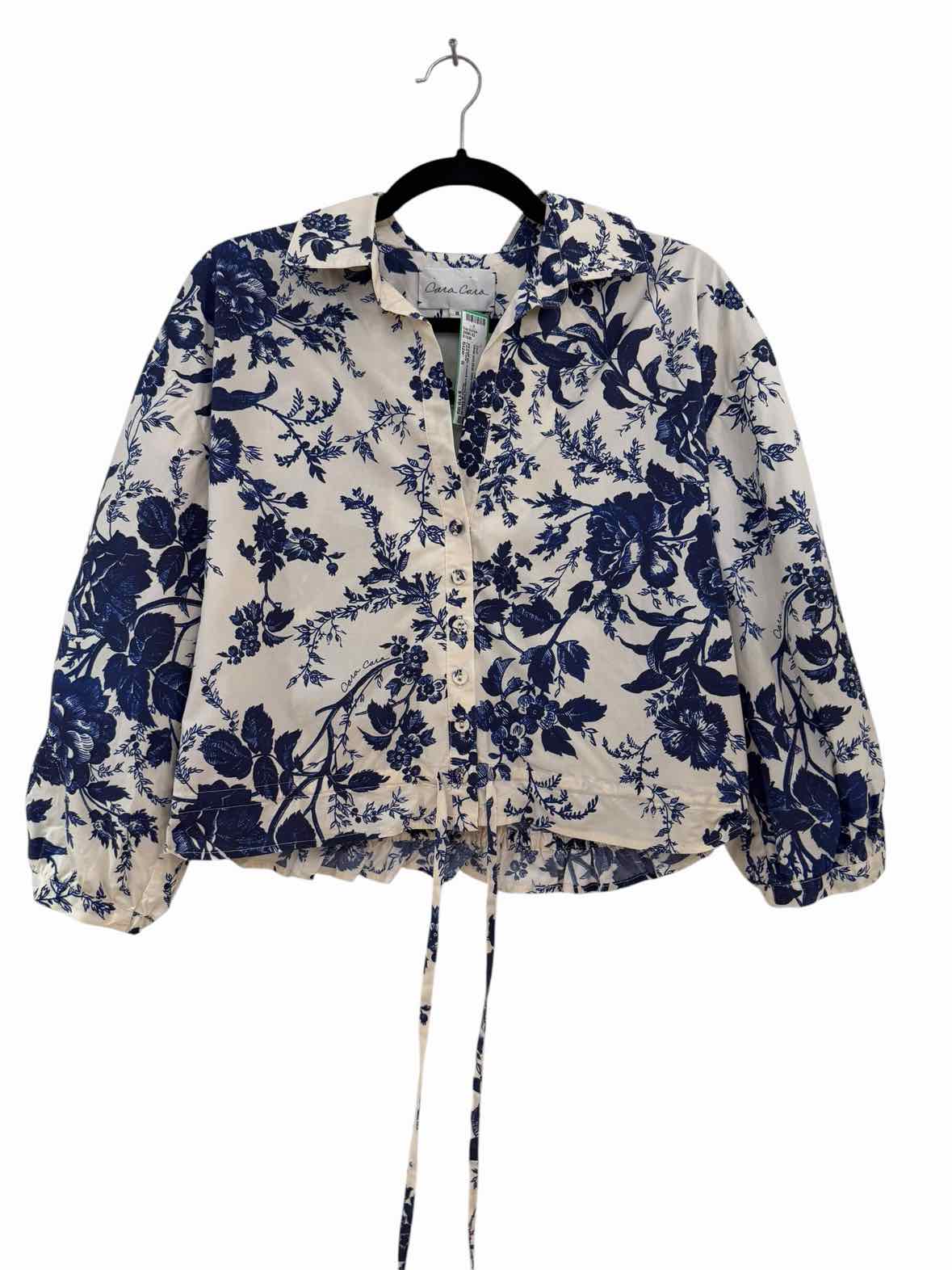 Cara Cara White and Blue Size S Shirt