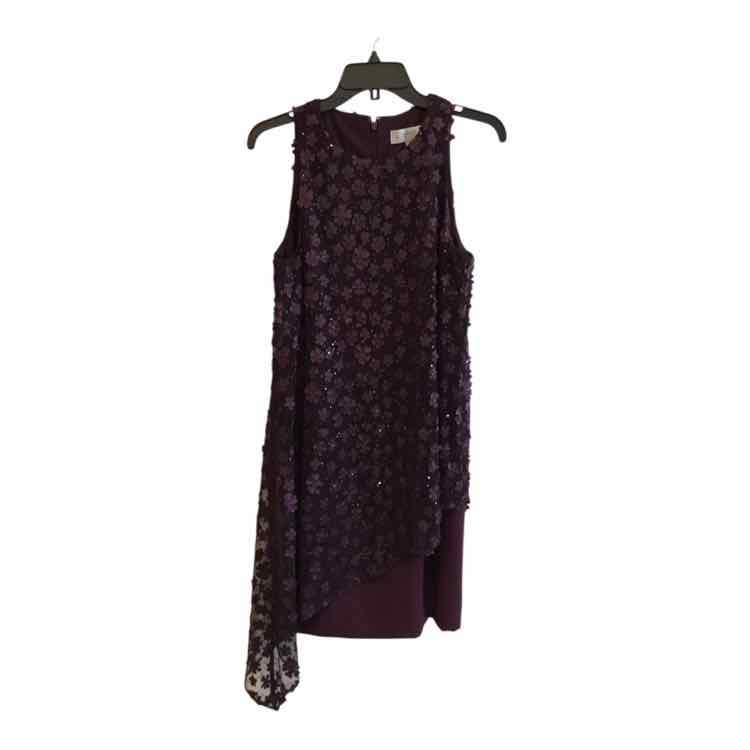 Tahari Arthur Levine Aubergine Size 6 Gown/Evening Wear