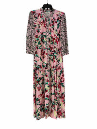Saloni Pink Multi Size 8 Dress