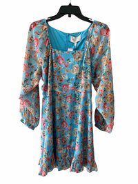 Adelyn Rae Aqua Multi Size S Dress