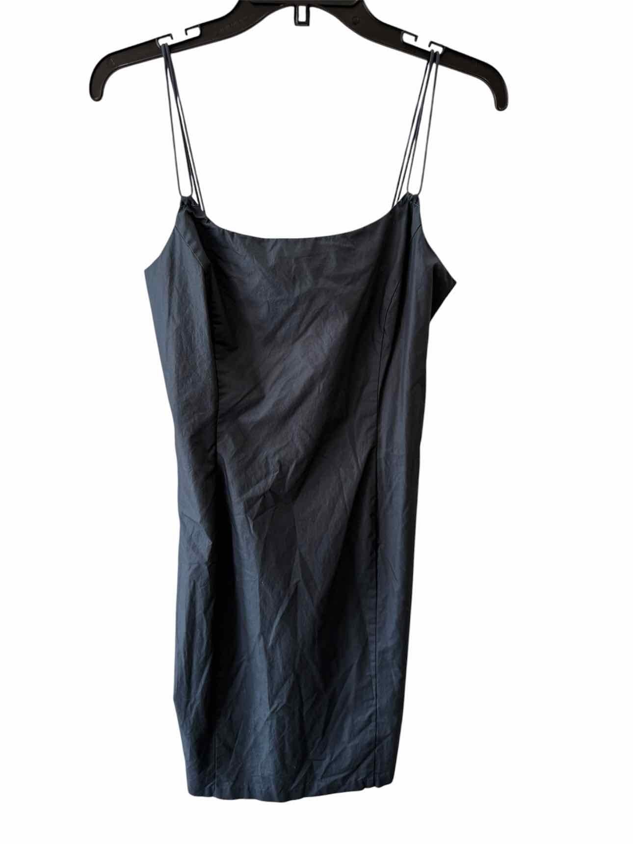 j crew black silk dress J.Crew Silk Chiffon Dress Women 6 Black Pleated V-Neck Cocktail LBD Wedding