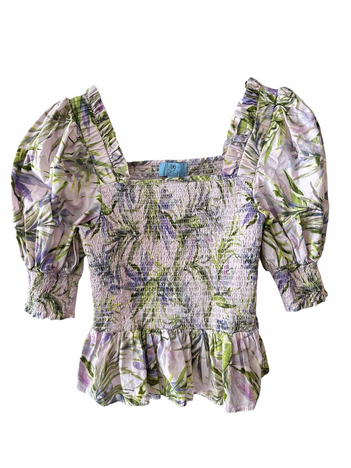 Cece Pink Multi Size S Shirt