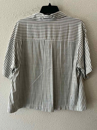Max Studio Olive and White Size S Shirt
