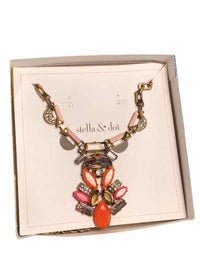 Stella & Dot Orange and Gold Jewelry