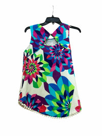 Julie Brown White Multi Size P Tank Top