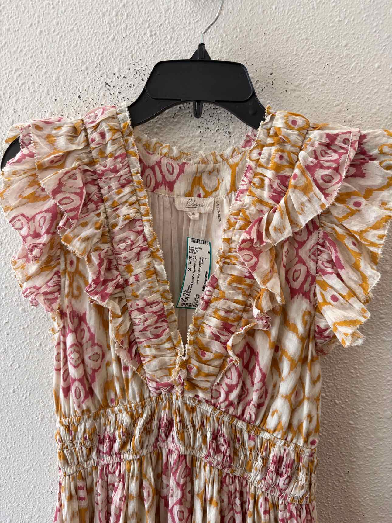 Elan Marigold Multi Size S Dress
