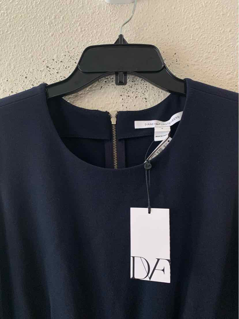diane von furstenberg Navy Blue Size 6 Dress