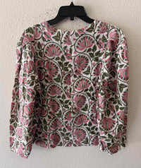 Mille Resort and Travel pink & green multi Size XS Shirt