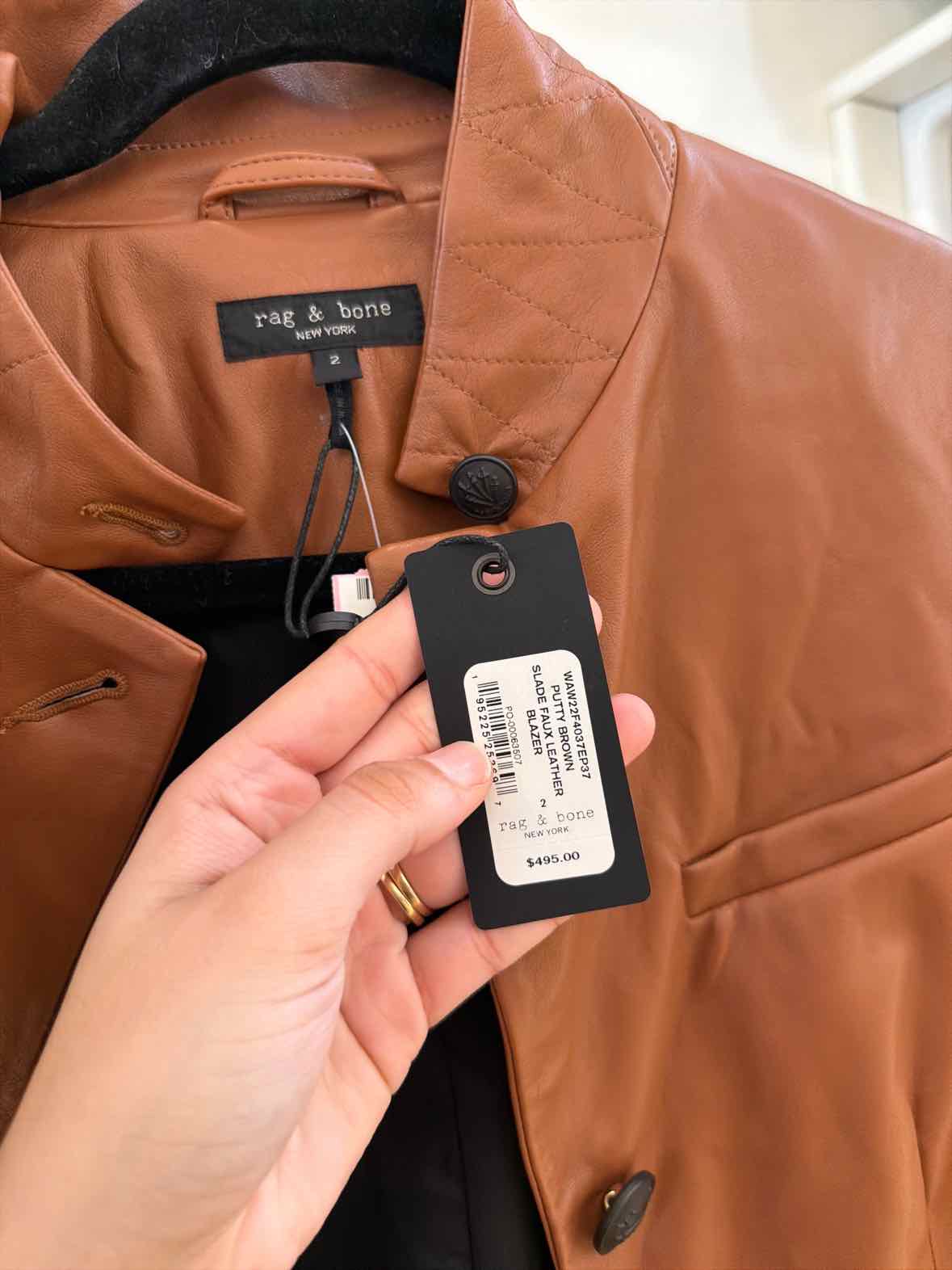 rag & bone Brown Size 2 Jacket