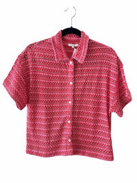 Z Supply Pink and Red Size S Shirt