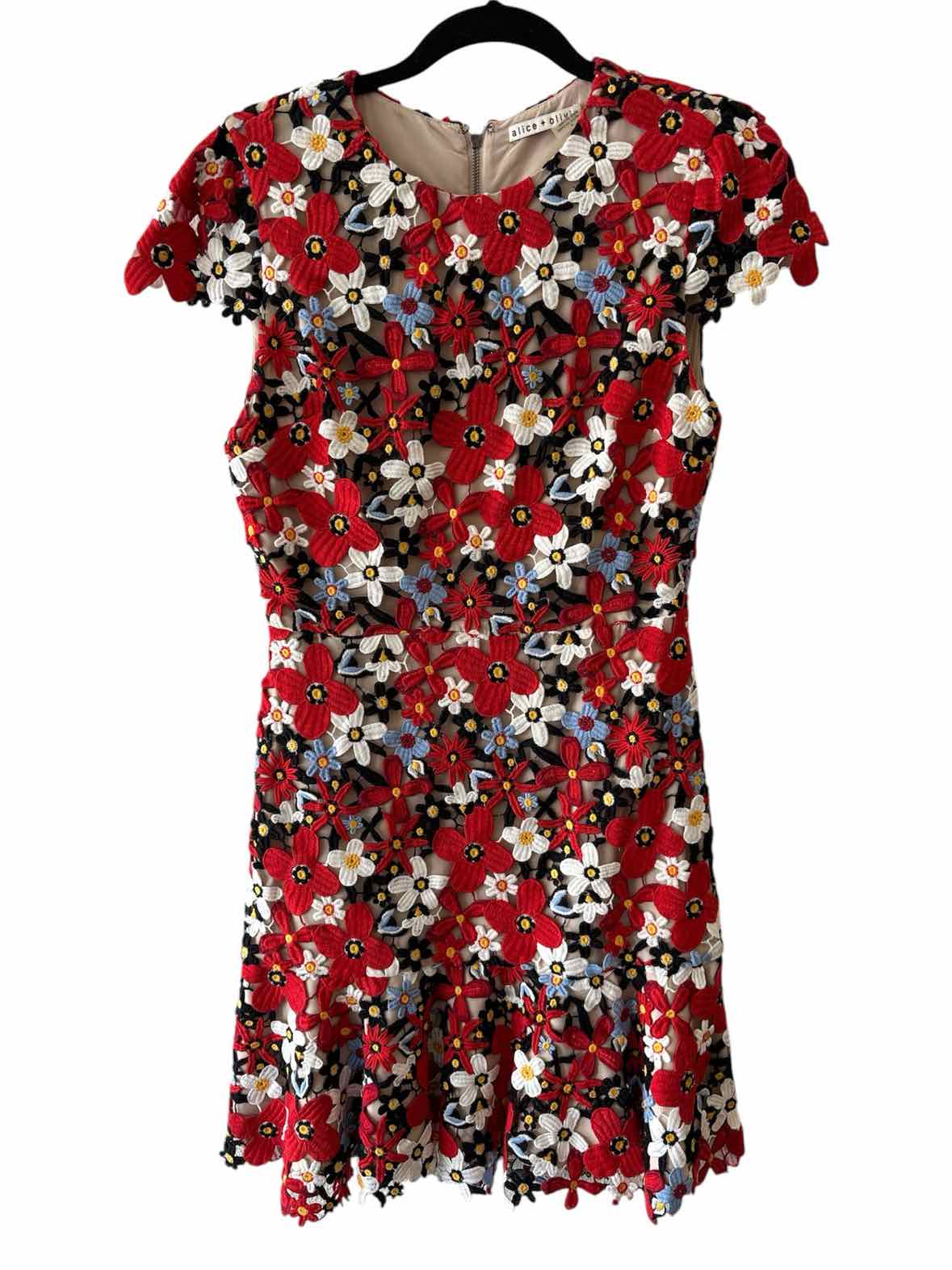 alice + olivia Nude Multi Size 6 Dress